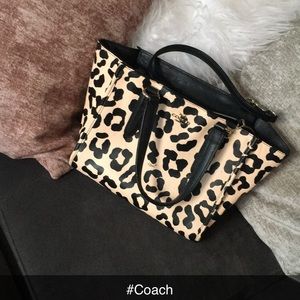 Coach-Leopard Print- Purse